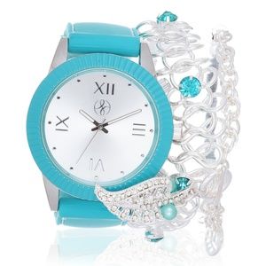Arm Candy NXS5294-PBL Blue/Silver Stainless Steel